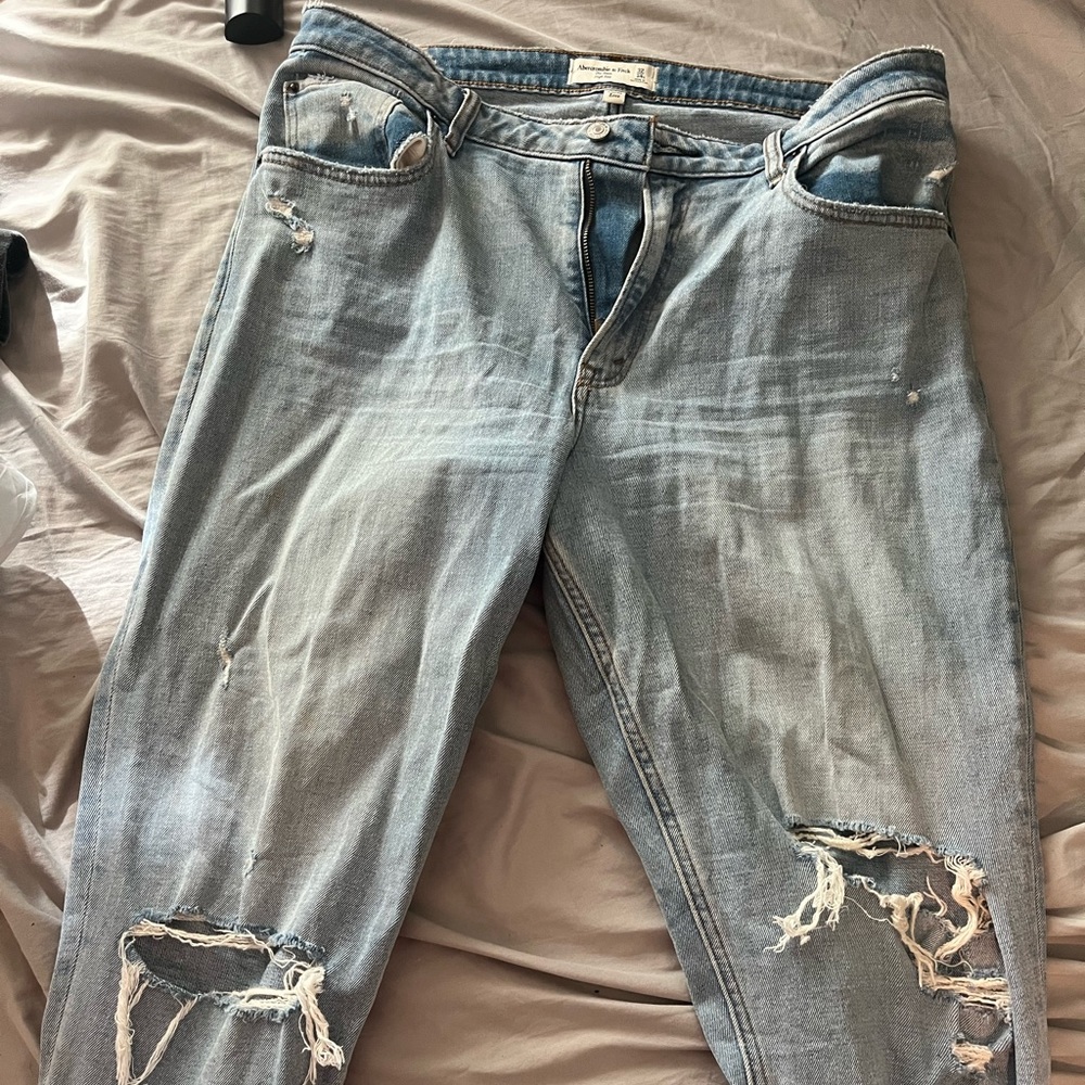 Abercrombie Curve Love Straight Jeans